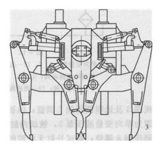 搗固機(jī)的搗固裝置結(jié)構(gòu)示意圖