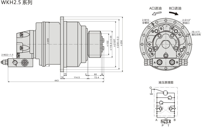液壓回轉(zhuǎn)傳動裝置