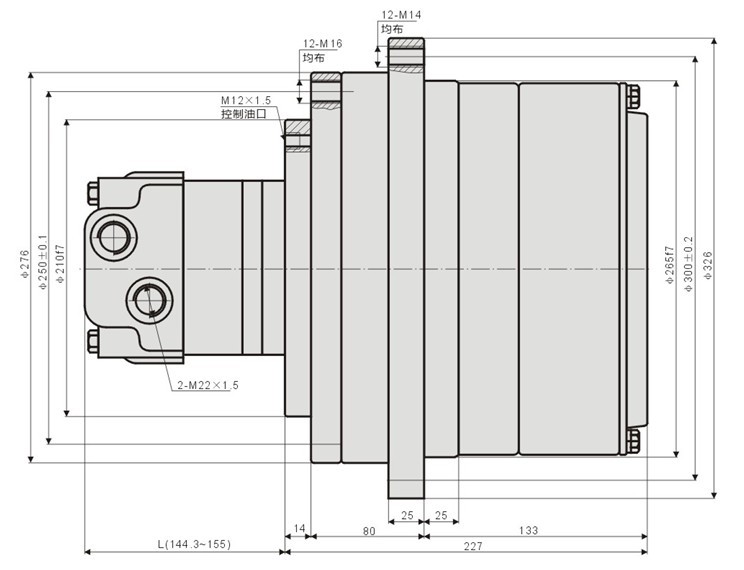 XZC系列履帶行走減速機